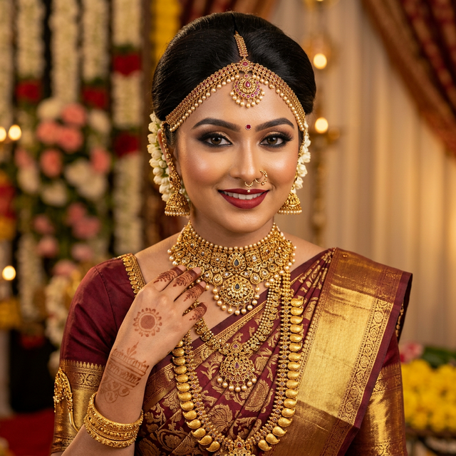 Traditional Bridal Look